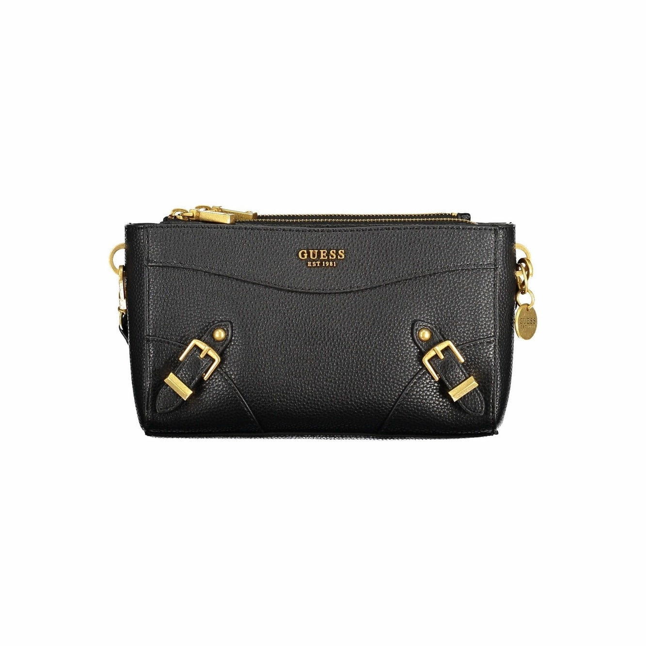 Guess Jeans Black Polyethylene Women Women's Handbag