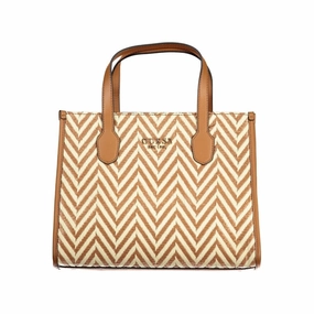 Guess Jeans Brown Cotton Women's Handbag
