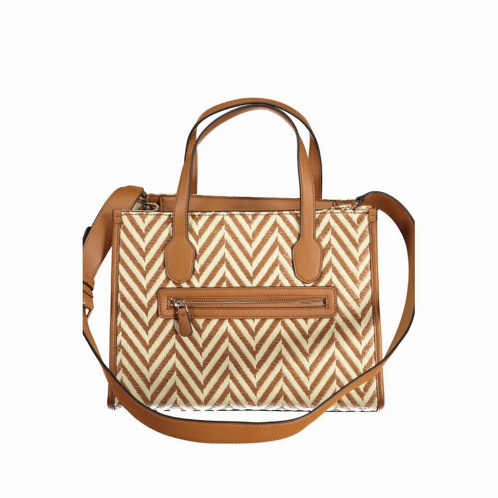 Guess Jeans Brown Cotton Women's Handbag