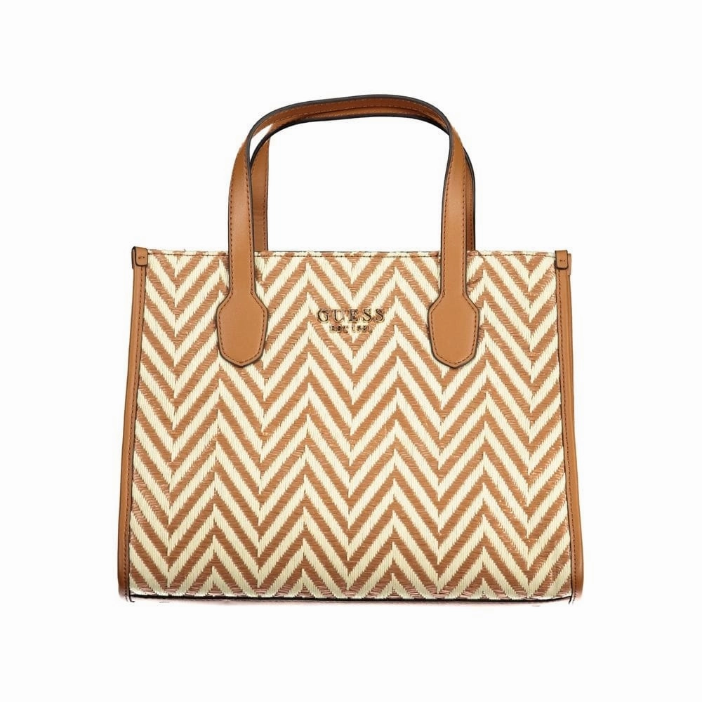 Guess Jeans Brown Cotton Women's Handbag