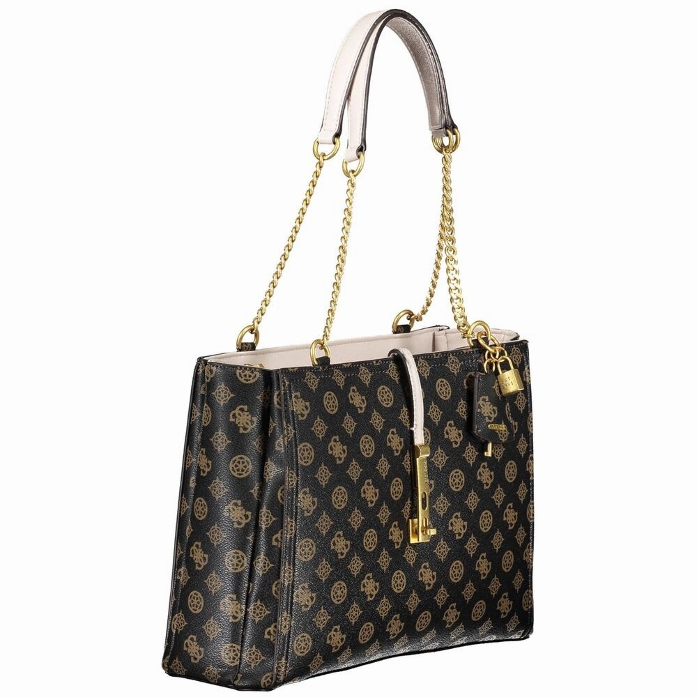 Guess Jeans Brown Polyethylene Women's Handbag