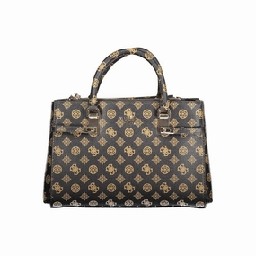 Guess Jeans Brown Polyethylene Women's Handbag
