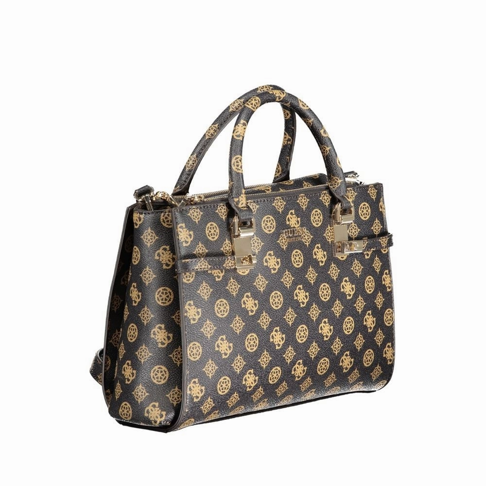 Guess Jeans Brown Polyethylene Women's Handbag