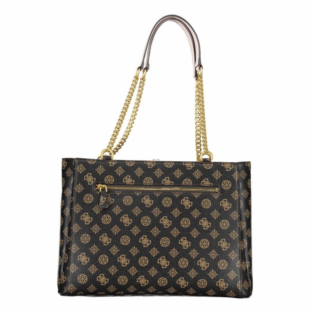 Guess Jeans Brown Polyethylene Women's Handbag