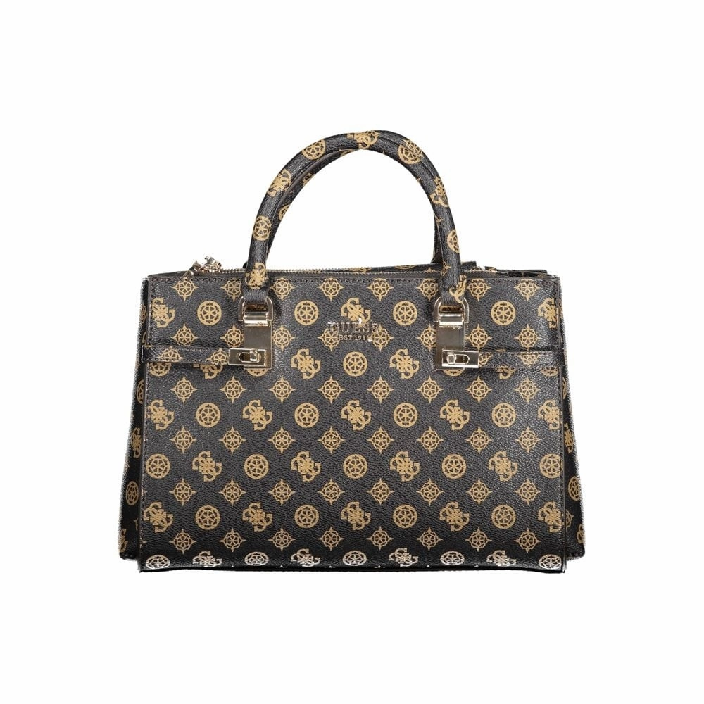 Guess Jeans Brown Polyethylene Women's Handbag