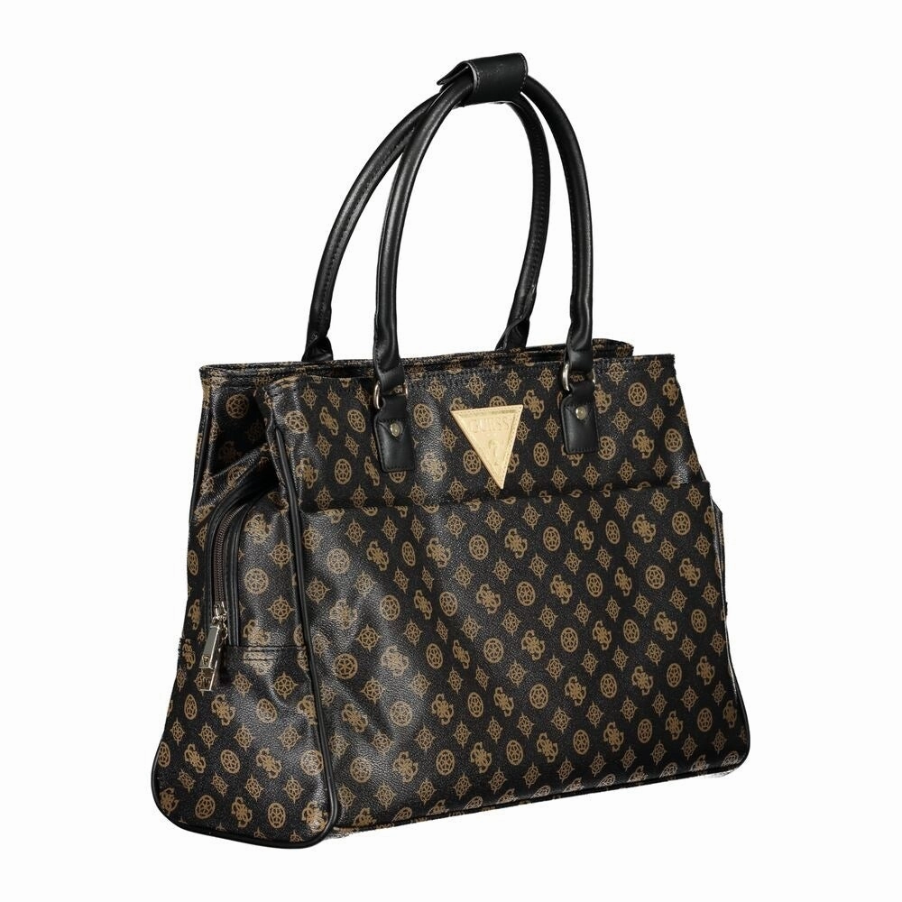 Guess Jeans Brown Polyethylene Women's Handbag