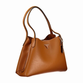 Guess Jeans Brown Polyethylene Women's Handbag