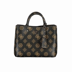Guess Jeans Brown Polyethylene Women's Handbag