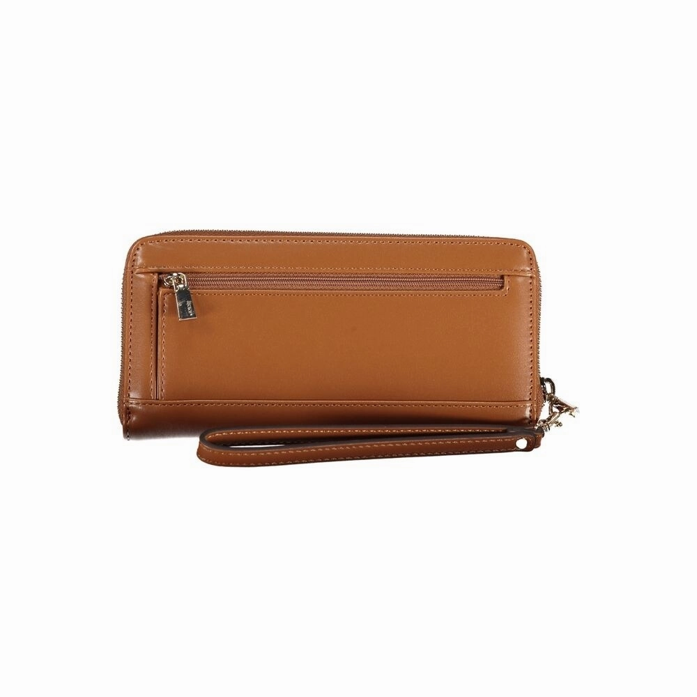 Guess Jeans Brown Polyethylene Women's Wallet - One Size
