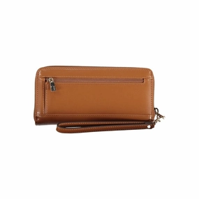 Guess Jeans Brown Polyethylene Women's Wallet - One Size