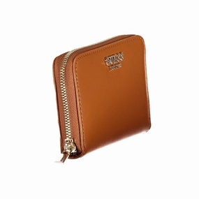 Guess Jeans Brown Polyethylene Women's Wallet - One Size