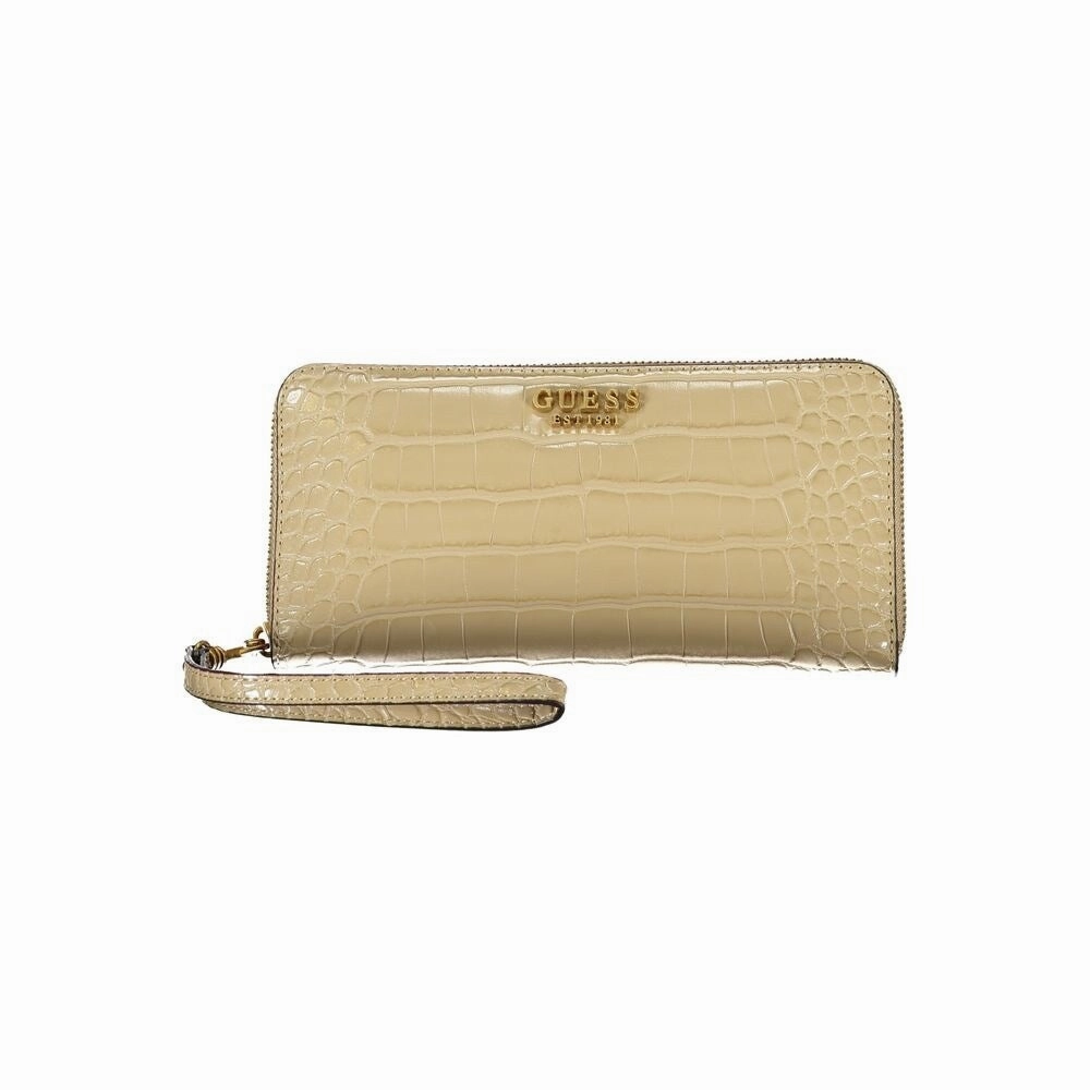 Guess Jeans Chic Beige Multi-Compartment Women's Wallet
