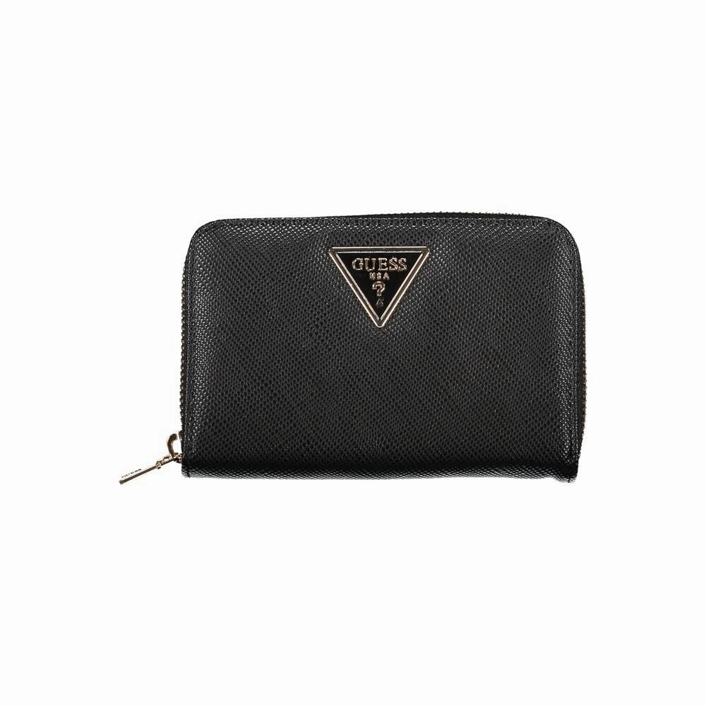 Guess Jeans Chic Black Multi-Compartment Women's Wallet