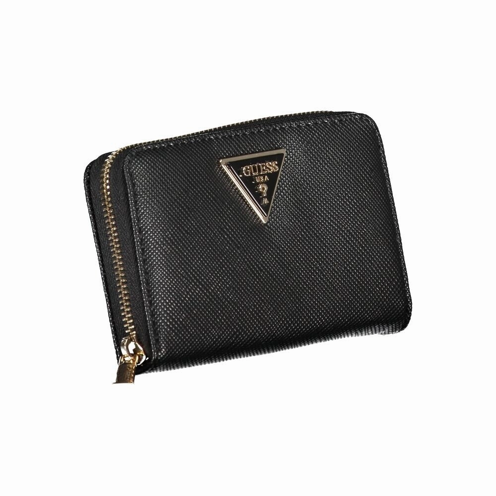 Guess Jeans Chic Black Multi-Compartment Women's Wallet