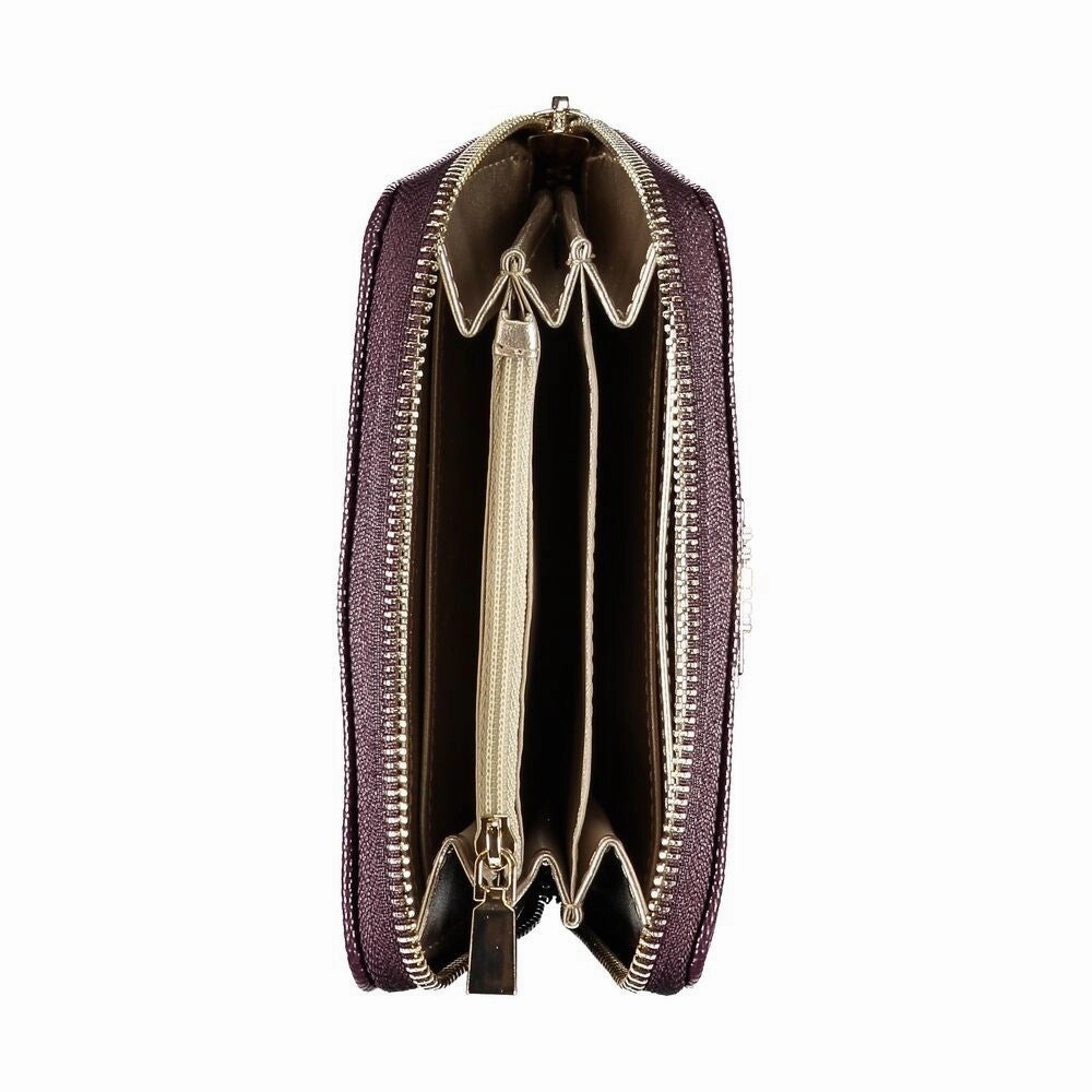 Guess Jeans Elegant Purple Wallet for Stylish Women's Essentials