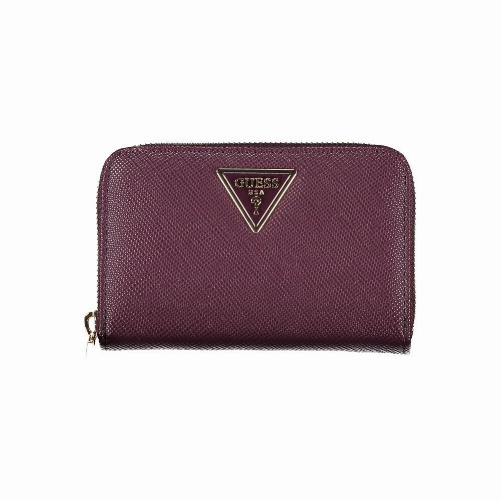 Guess Jeans Elegant Purple Wallet for Stylish Women's Essentials