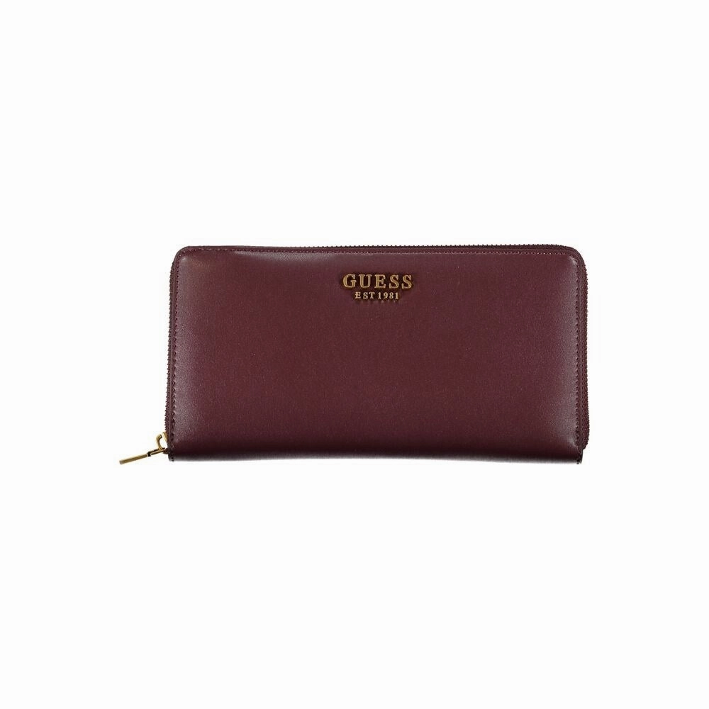 Guess Jeans Elegant Triple Compartment Purple Women's Wallet