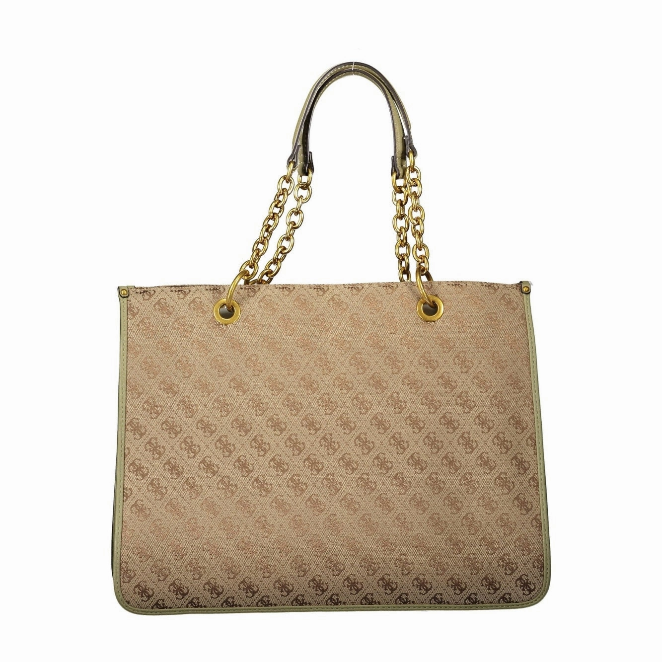 Guess Jeans Green Polyester Women Women's Handbag