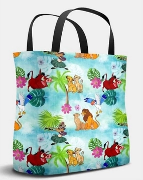 Hakuna Matata Tote Bag In Lion & Friends