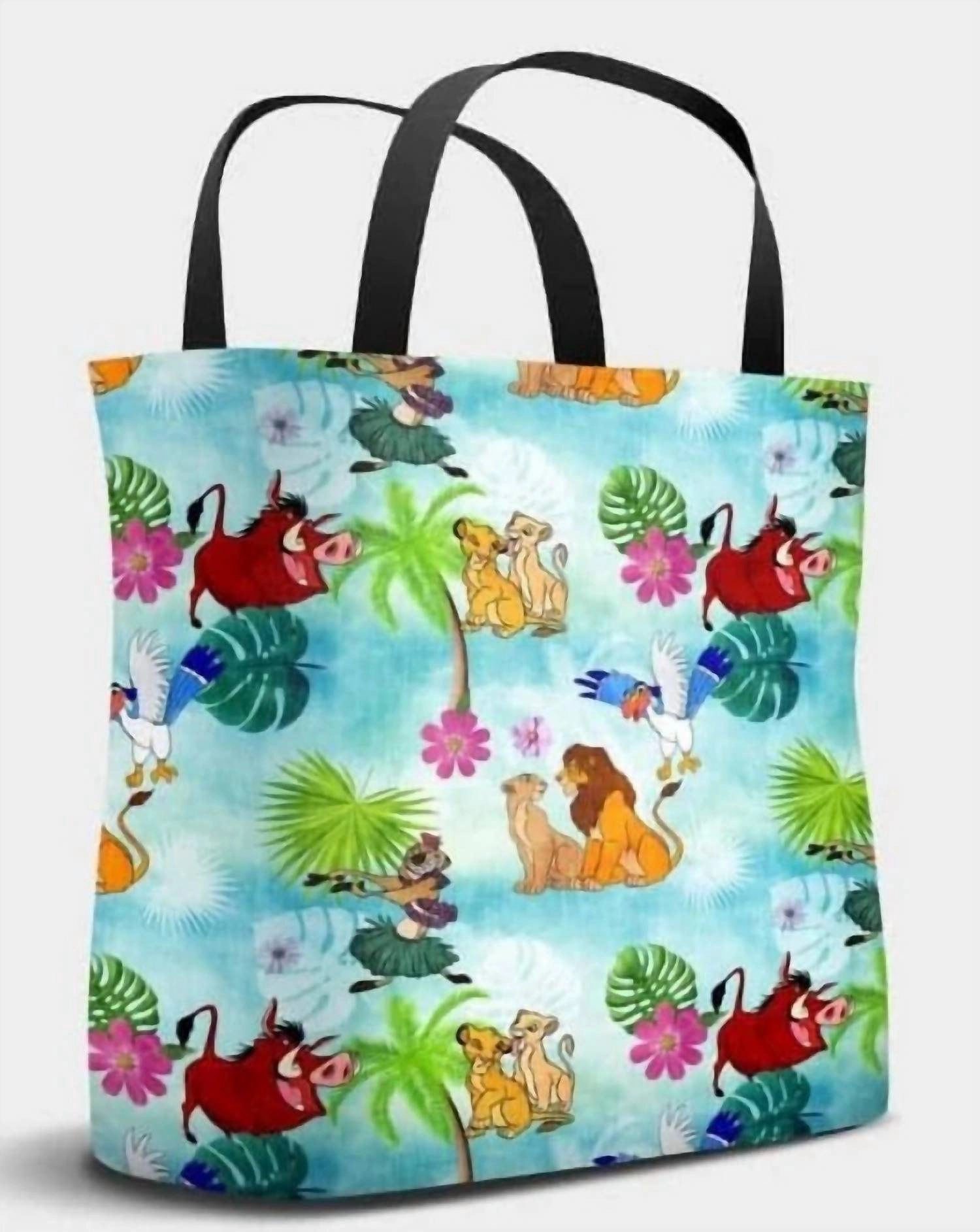 Hakuna Matata Tote Bag In Lion & Friends