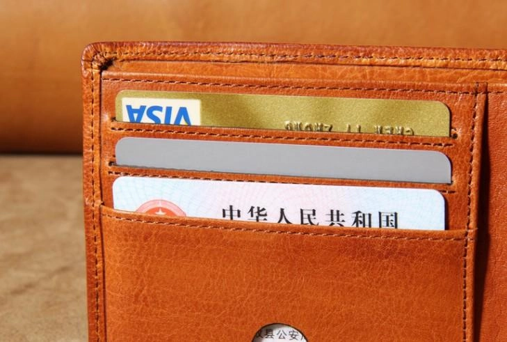 Handmade Genuine Leather Mens Cool Slim Leather Billfold Wallet Men billfold Wallets Bifold for Men