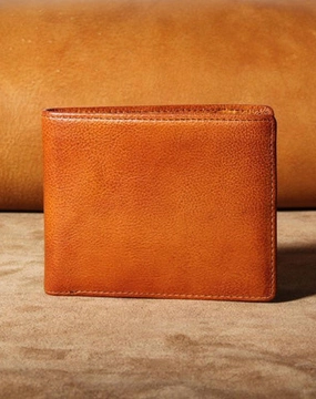 Handmade Genuine Leather Mens Cool Slim Leather Billfold Wallet Men billfold Wallets Bifold for Men