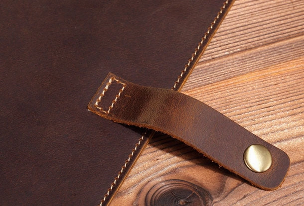 Handmade Genuine Leather Wallet Long Leather Wallet Bifold Wallet Bag For Mens