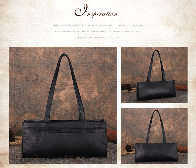 Handmade Green Leather Womens Vintage Baguette Bag Best Baguette Shoulder Bag Crossbody Purses for Ladies