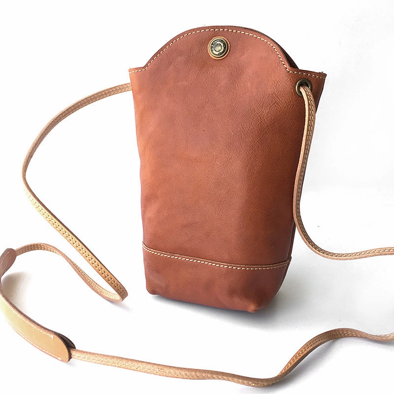 Handmade Leather bag for women leather phone bag shoulder bag crossbody bag