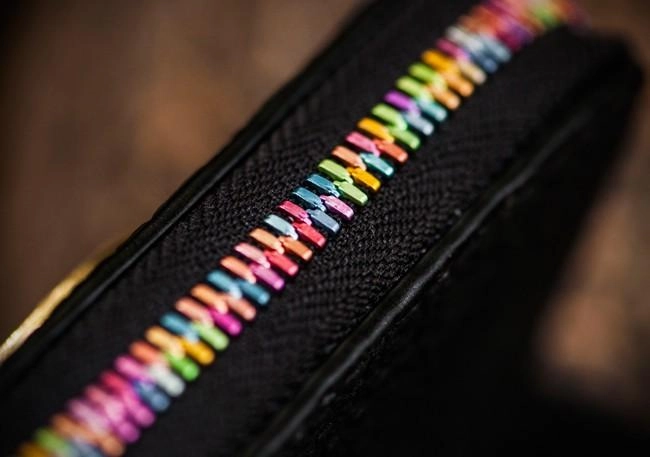 Handmade Leather Biker Wallet Mens Cool Small Chain Wallet billfold Trucker Wallet with Chain