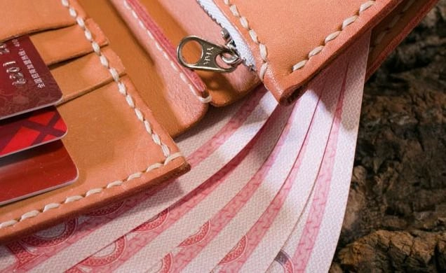 Handmade Leather billfold Mens Chain Biker Wallet Cool Leather Wallet With Chain Wallets for Men