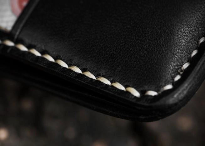 Handmade Leather Boa Skin Tooled Mens billfold Wallet Cool Small Wallet for Men