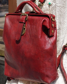 Handmade Leather Handbag Backpack Bag Crossbody Bag Shoulder Bag Purse For Women