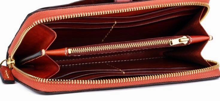 Handmade Leather Mens Chain Biker Wallet Cool Leather Wallet Long Phone Wallets for Men