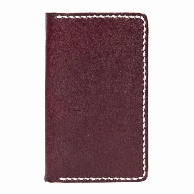 Handmade Leather Mens Cool billfold Wallet Card Holder Small Card Slim Wallets for Men