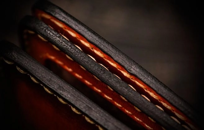 Handmade Leather Mens Cool Long Leather Wallet Long Wallets for Men