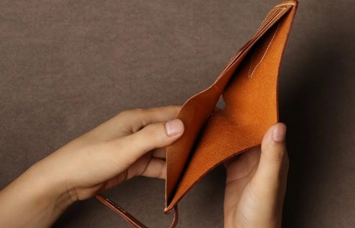 Handmade Leather Mens Cool Slim Leather Small Wallet Men billfold Wallets for Men