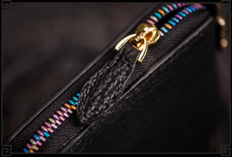 Handmade Leather Small Tooled Mens billfold Chain Wallet Cool Chain Wallet Biker Wallet for Men
