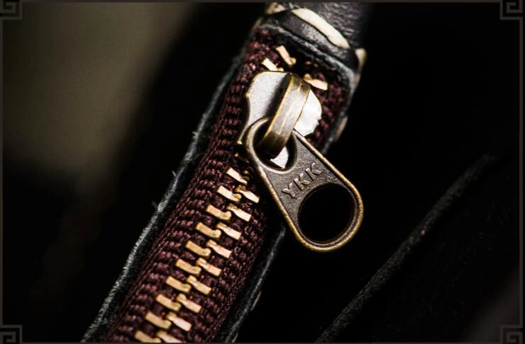 Handmade Leather Tooled Carp Mens Biker Chain Wallet Cool Leather Wallet Long Phone Wallets for Men
