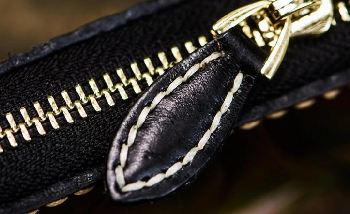 Handmade Leather Tooled White Jambhala Mens Chain Biker Wallet Cool Leather Wallet Zipper Long Phone Wallets for Men