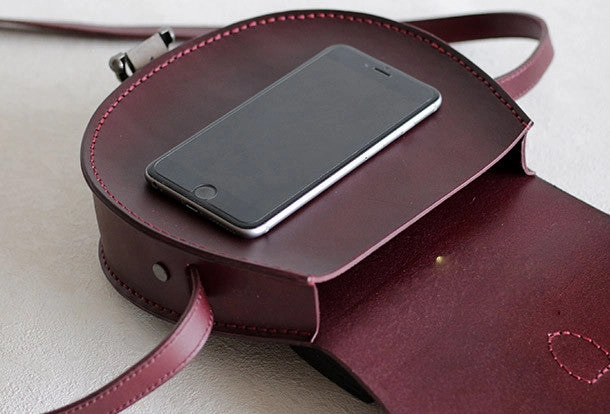 Handmade Leather vintage women leather shoulder bag crossbody bag