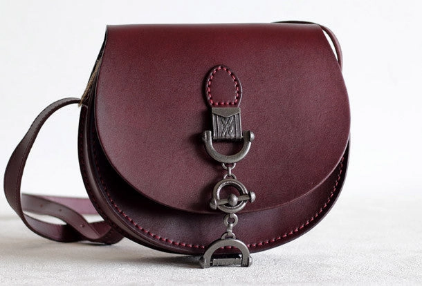 Handmade Leather vintage women leather shoulder bag crossbody bag