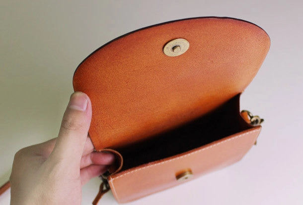 Handmade Leather Womens Satchel bag Shoulder bag leather crossbody bag for women