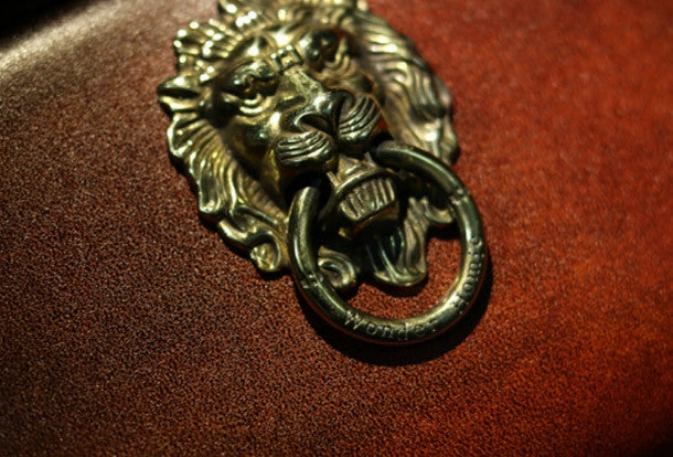 Handmade long wallet leather men Caramel clutch vintage wallet for men