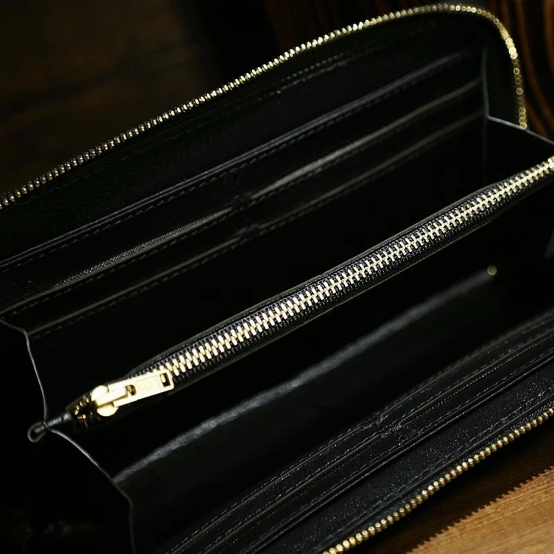 Handmade Tooled Leather Biker Wallet Constellation Mens Cool Chain Wallet Trucker Wallet with Chain