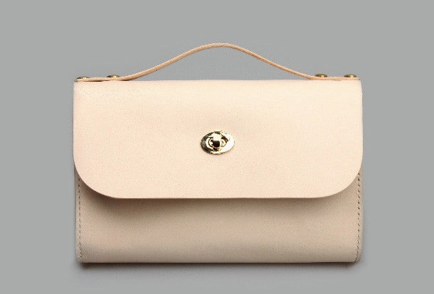 Handmade vintage leather crossbody small Satchel bag shoulder bag for women girl lady