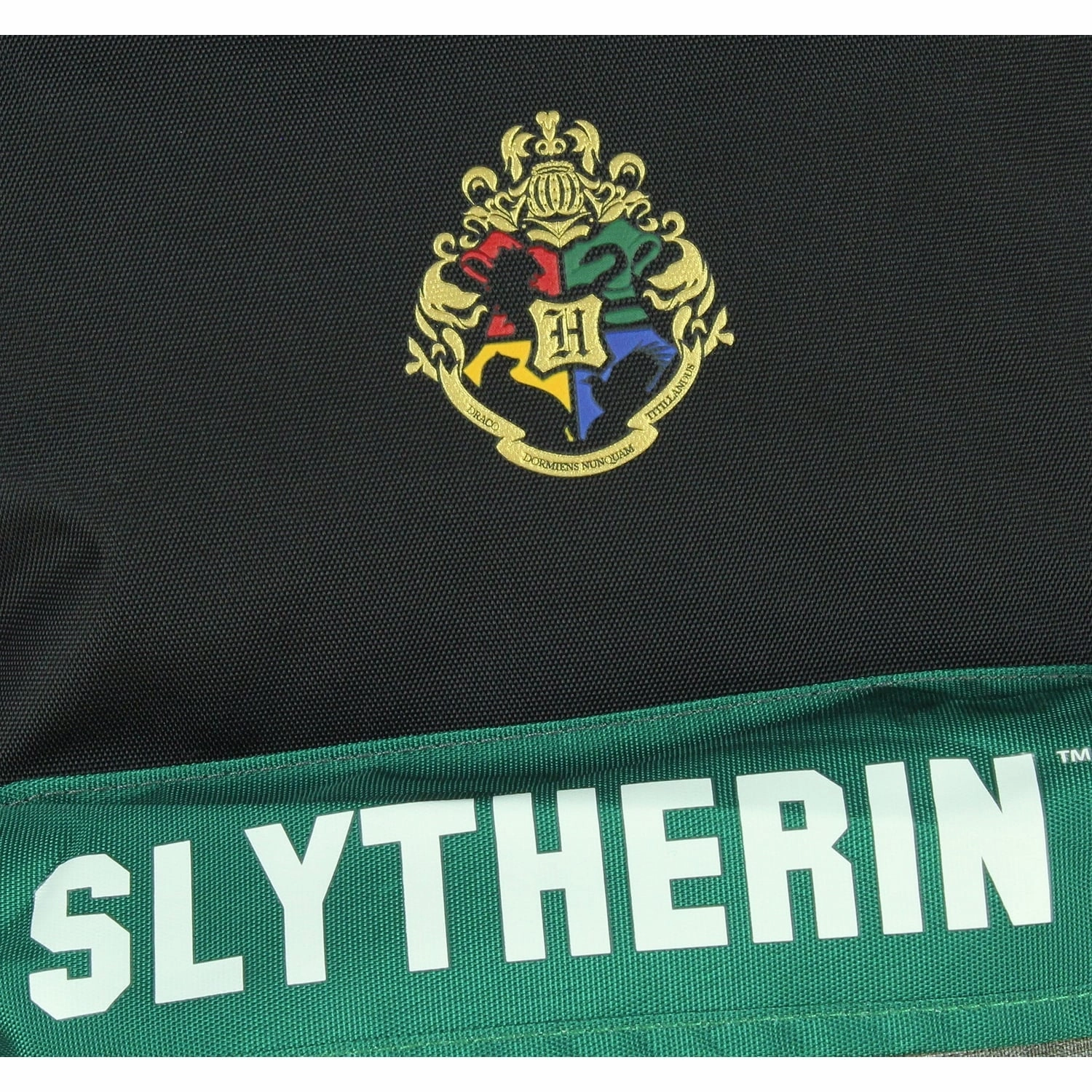 Harry Potter Slytherin Backpack School Book Bag With Laptop Sleeve - One Size