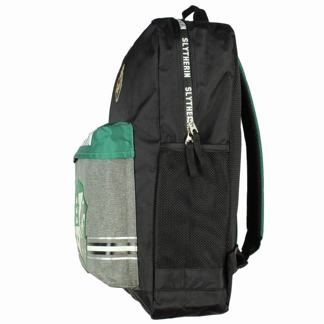 Harry Potter Slytherin Backpack School Book Bag With Laptop Sleeve - One Size