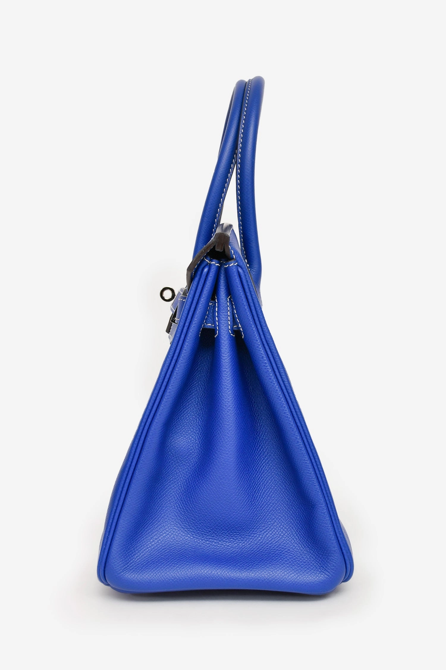 Hermes 2011 Blue Epsom Leather Birkin 30 PHW