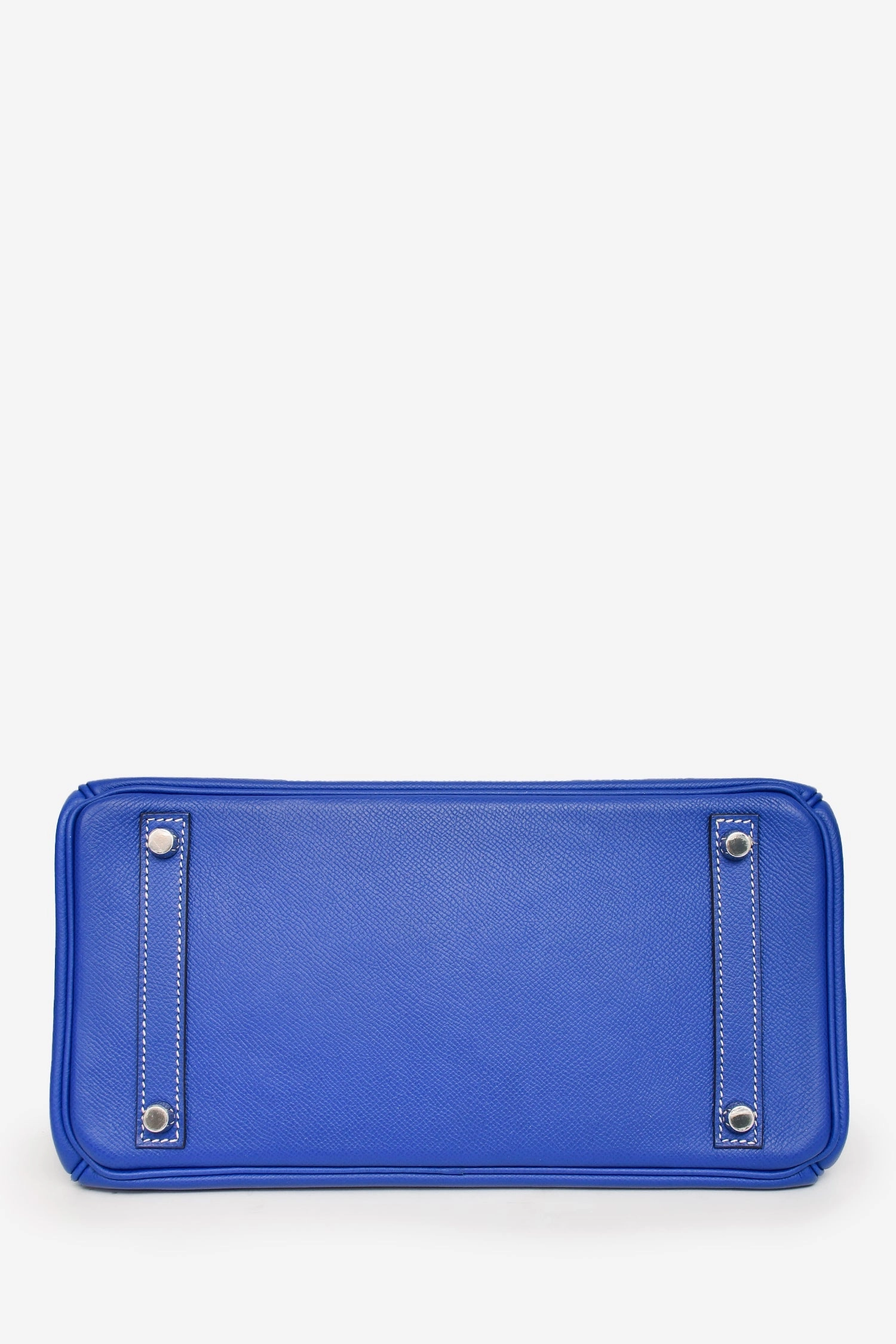 Hermes 2011 Blue Epsom Leather Birkin 30 PHW